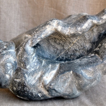 Coquillage pierre serpentine noire
