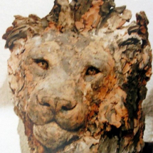 Petite Tête de Lion ( 24cm x 27cm )